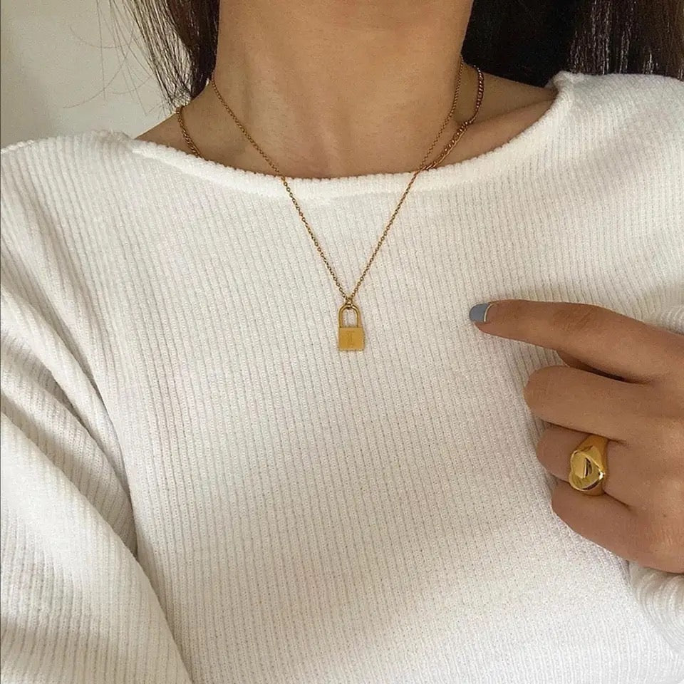 Personalised Lock Necklace