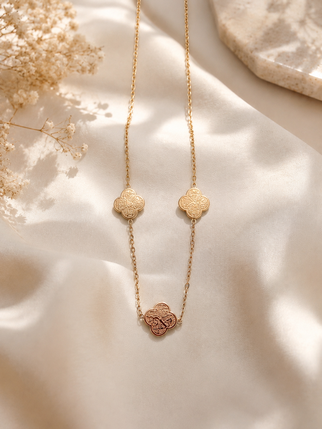 Faith Clover Necklace