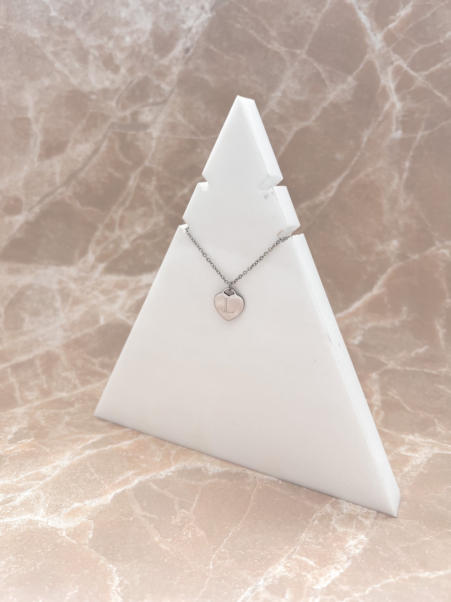 Engraved Heart Necklace