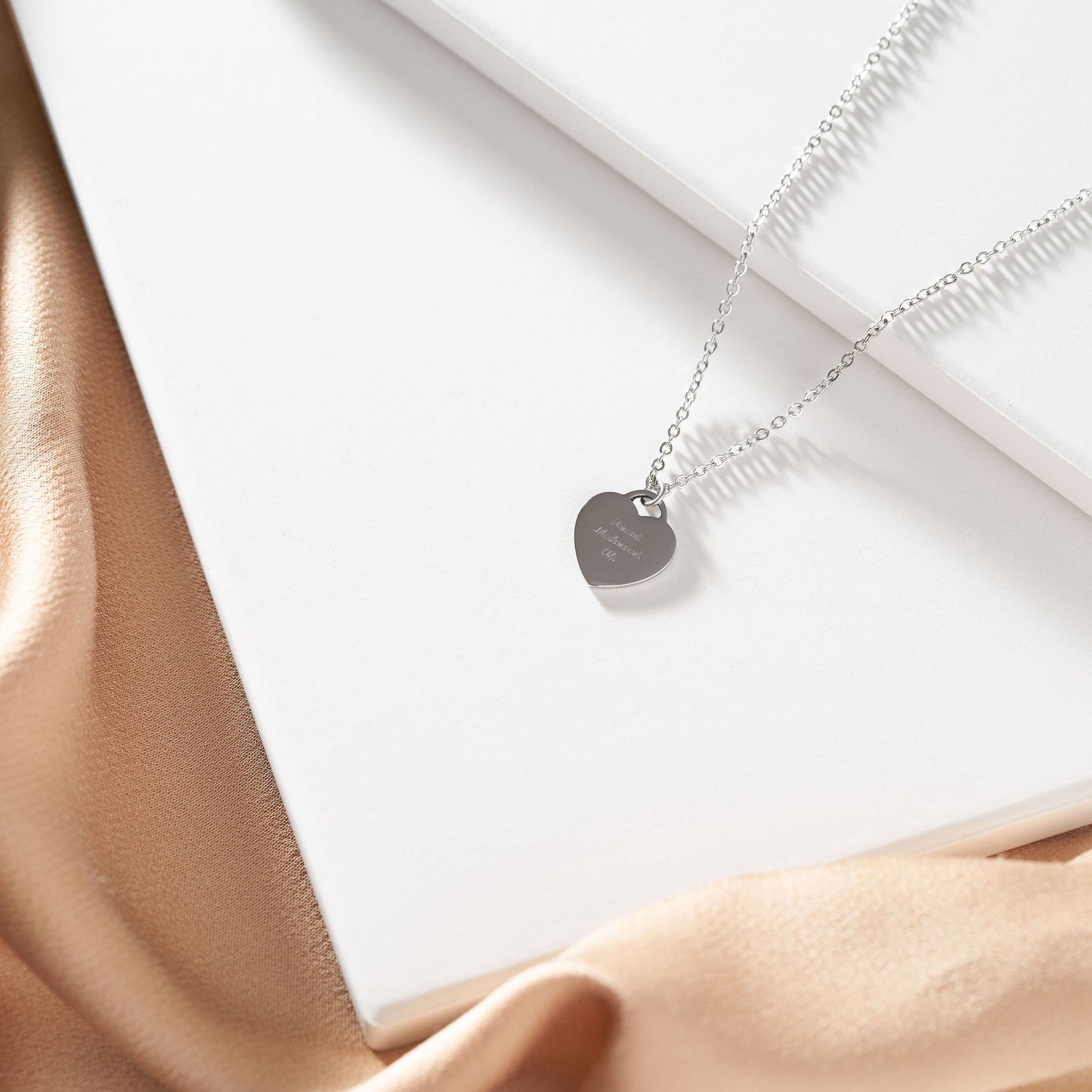 Engraved Heart Necklace