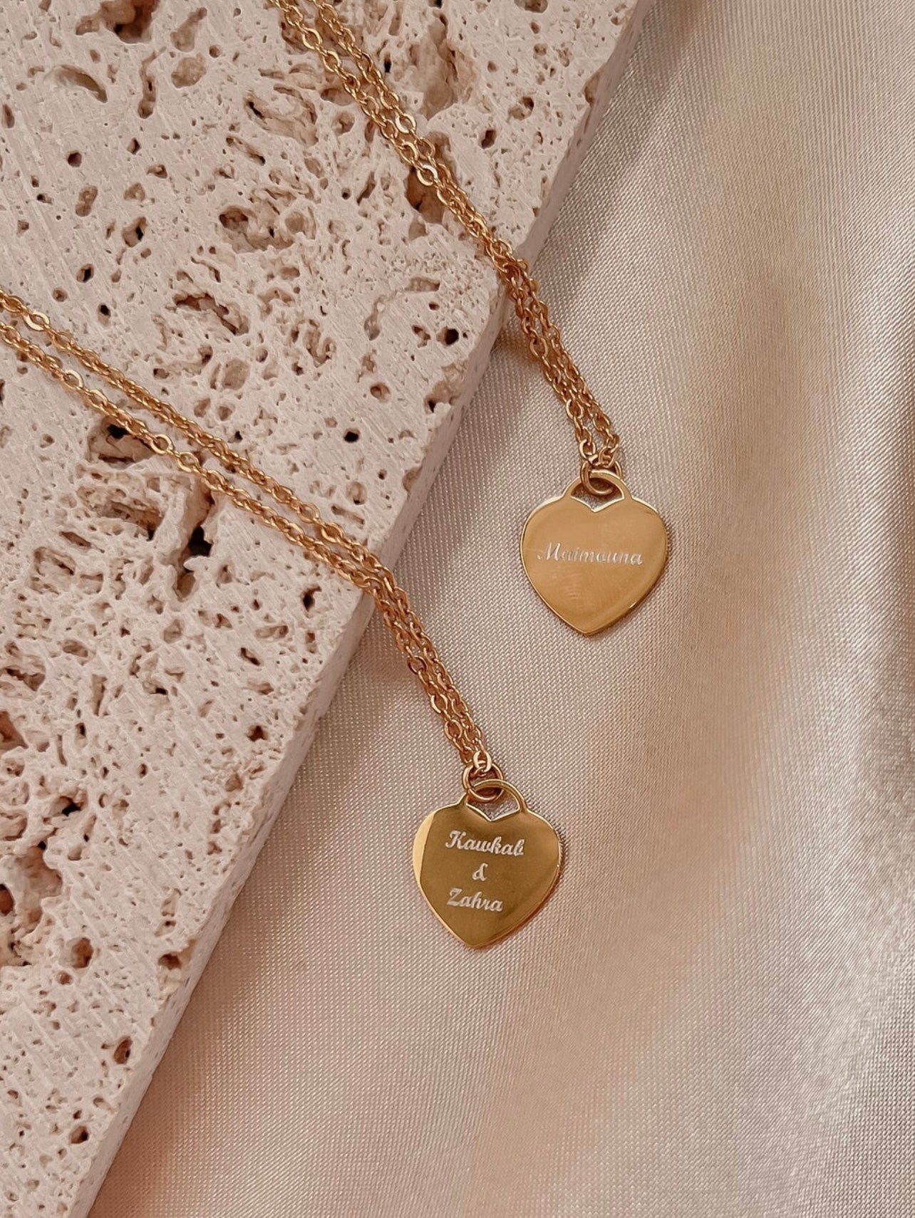 Engraved Heart Necklace