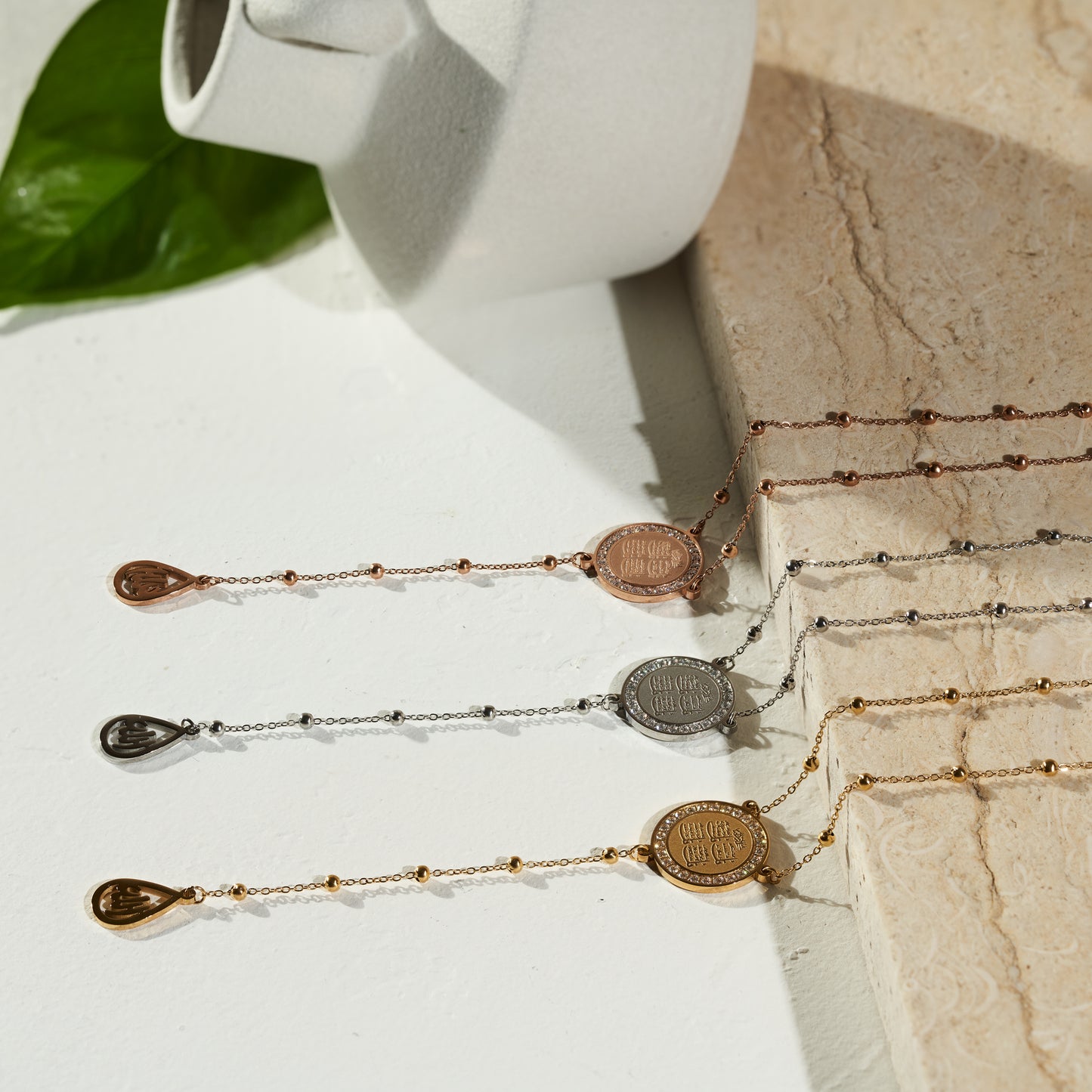 4 Qul Drop Necklace