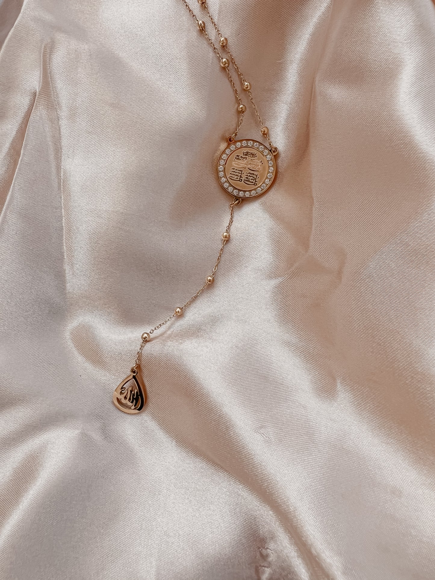 4 Qul Drop Necklace