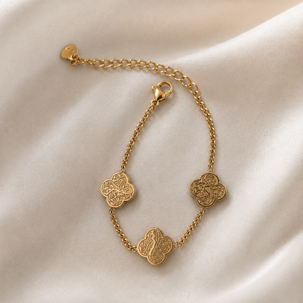 Faith Clover Bracelet