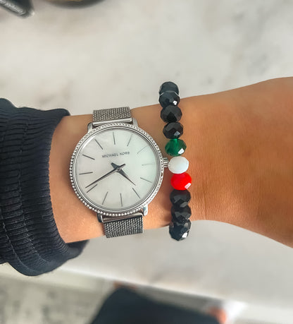 Palestine Beaded Bracelet