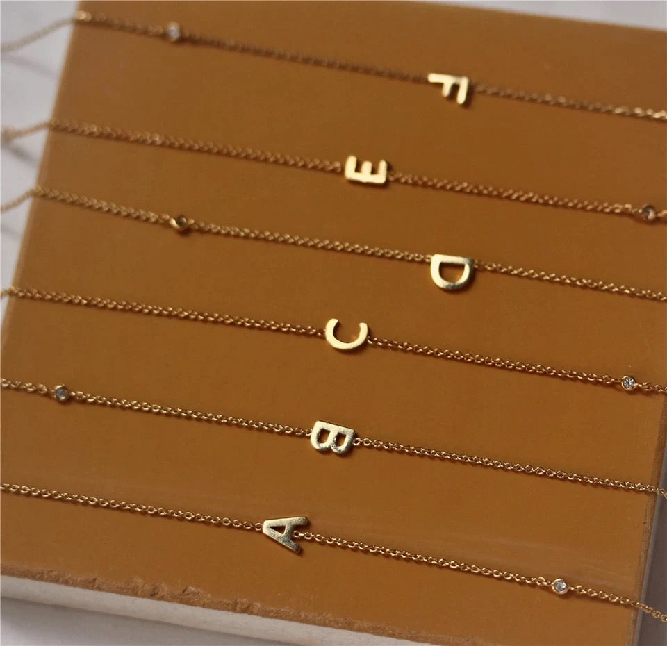 Dainty Initial Necklace