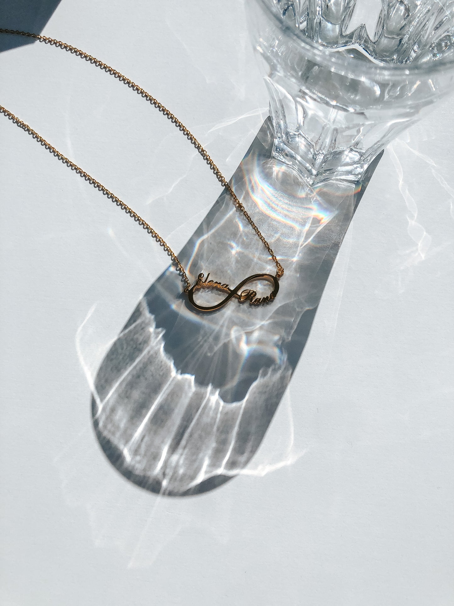 Personalised Infinity Necklace
