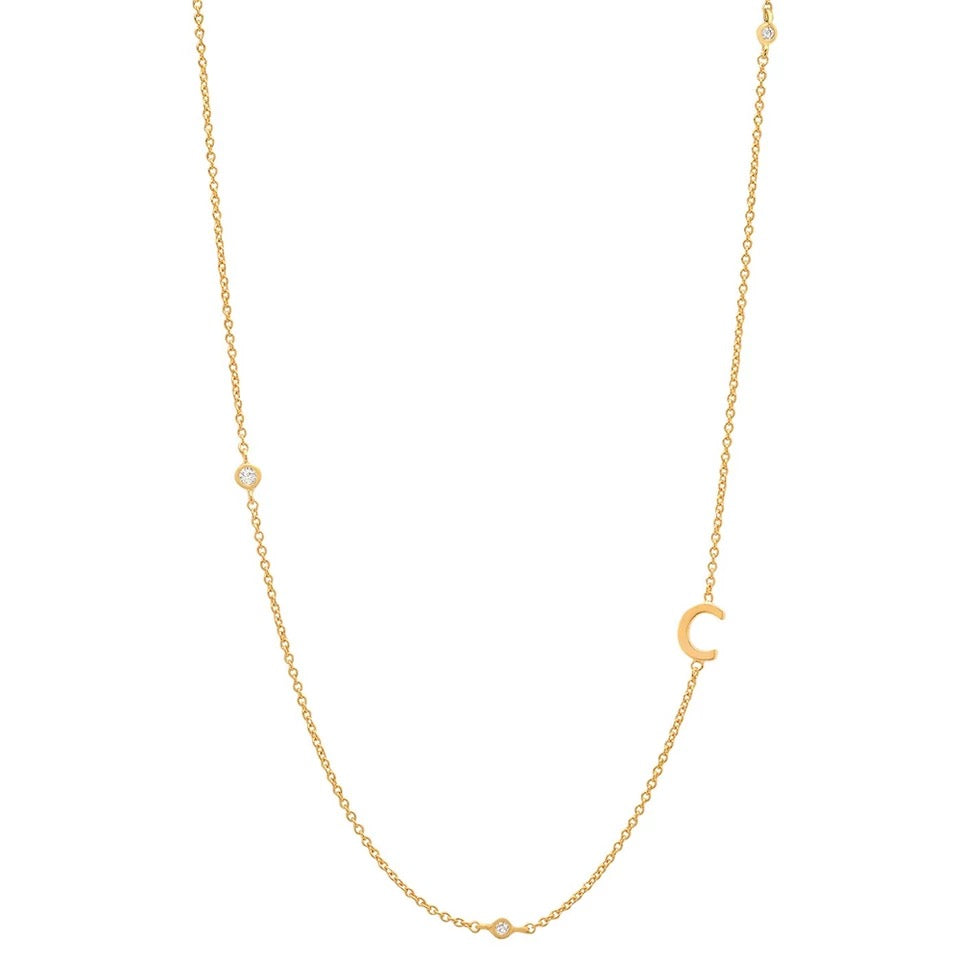 Dainty Initial Necklace